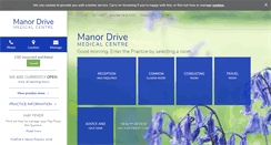 Desktop Screenshot of manordrivemedicalcentre.co.uk